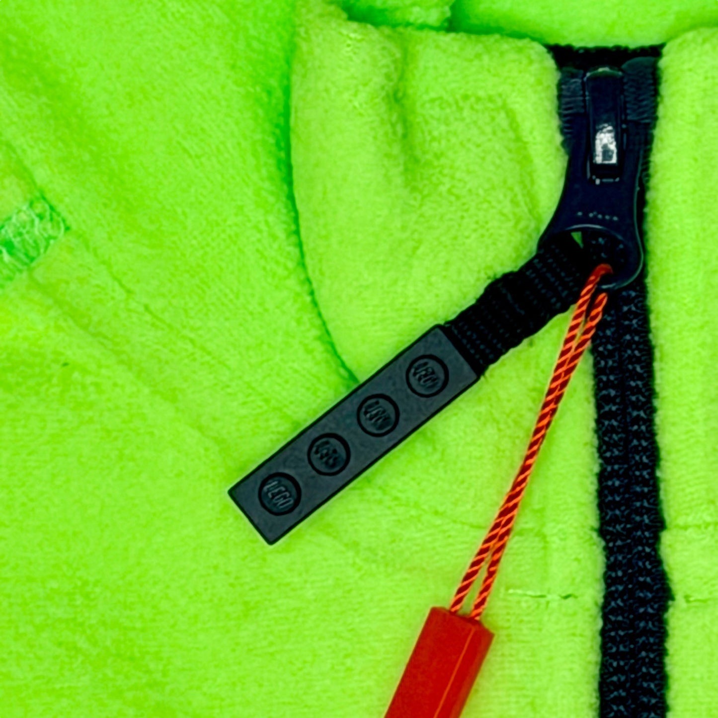 LEGO Wear Kids Fleece Jacket Neon Green 14Y 164 Zip Up