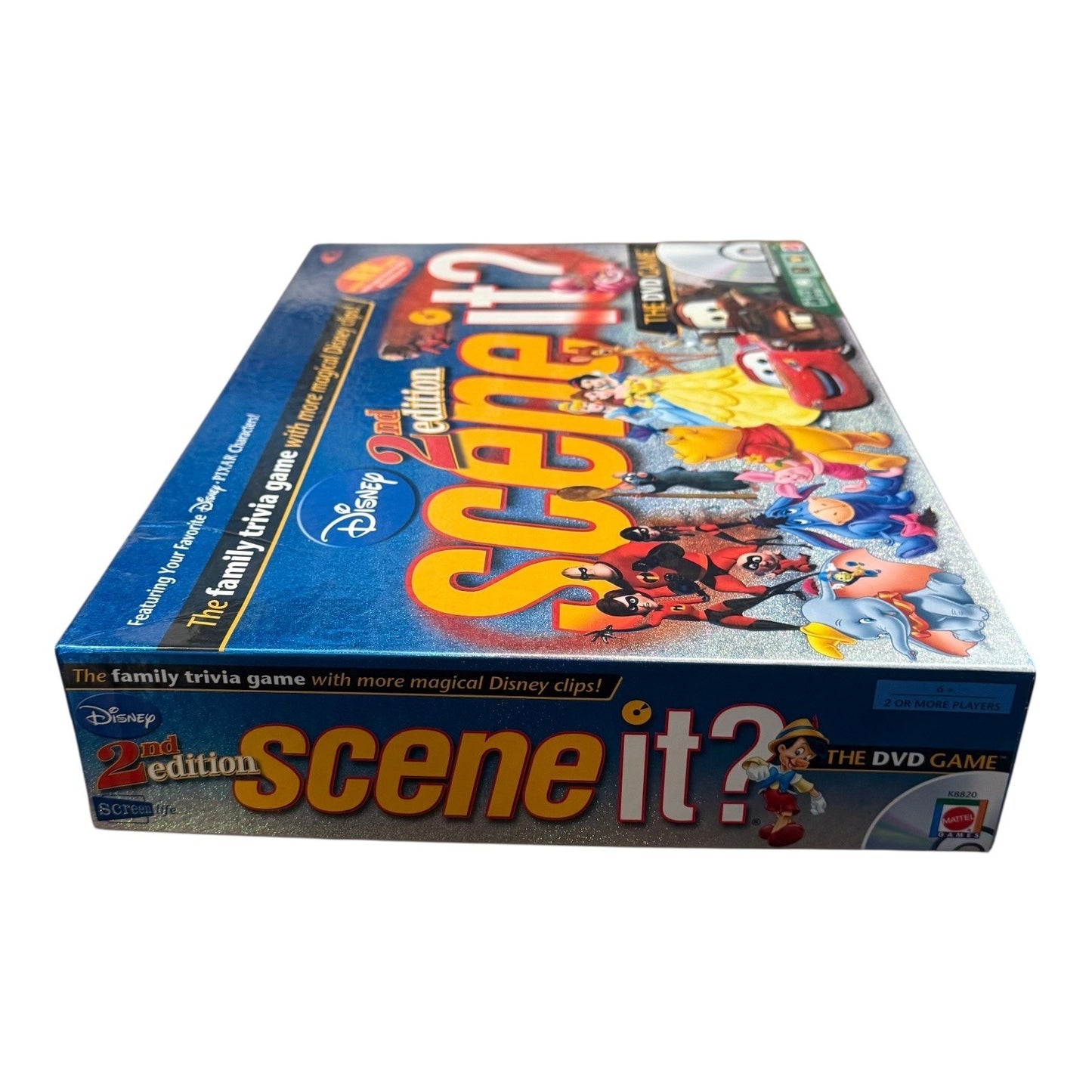 Disney Scene It? 2nd Edition DVD Game Family Trivia Night Complete