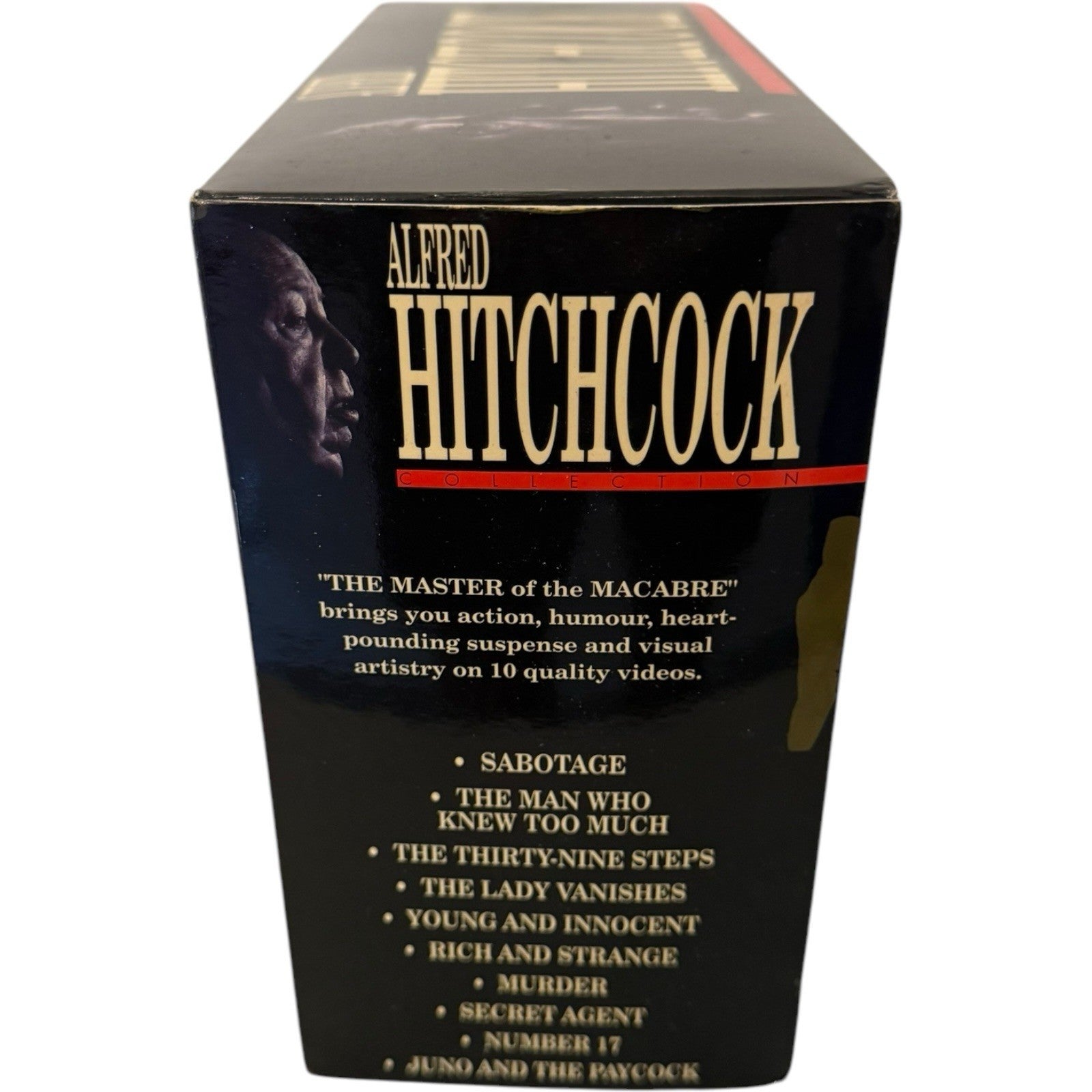 Alfred Hitchcock Collection Vols. 1-10 (VHS/EP, 1996, 10-Tape Set) Classic Films