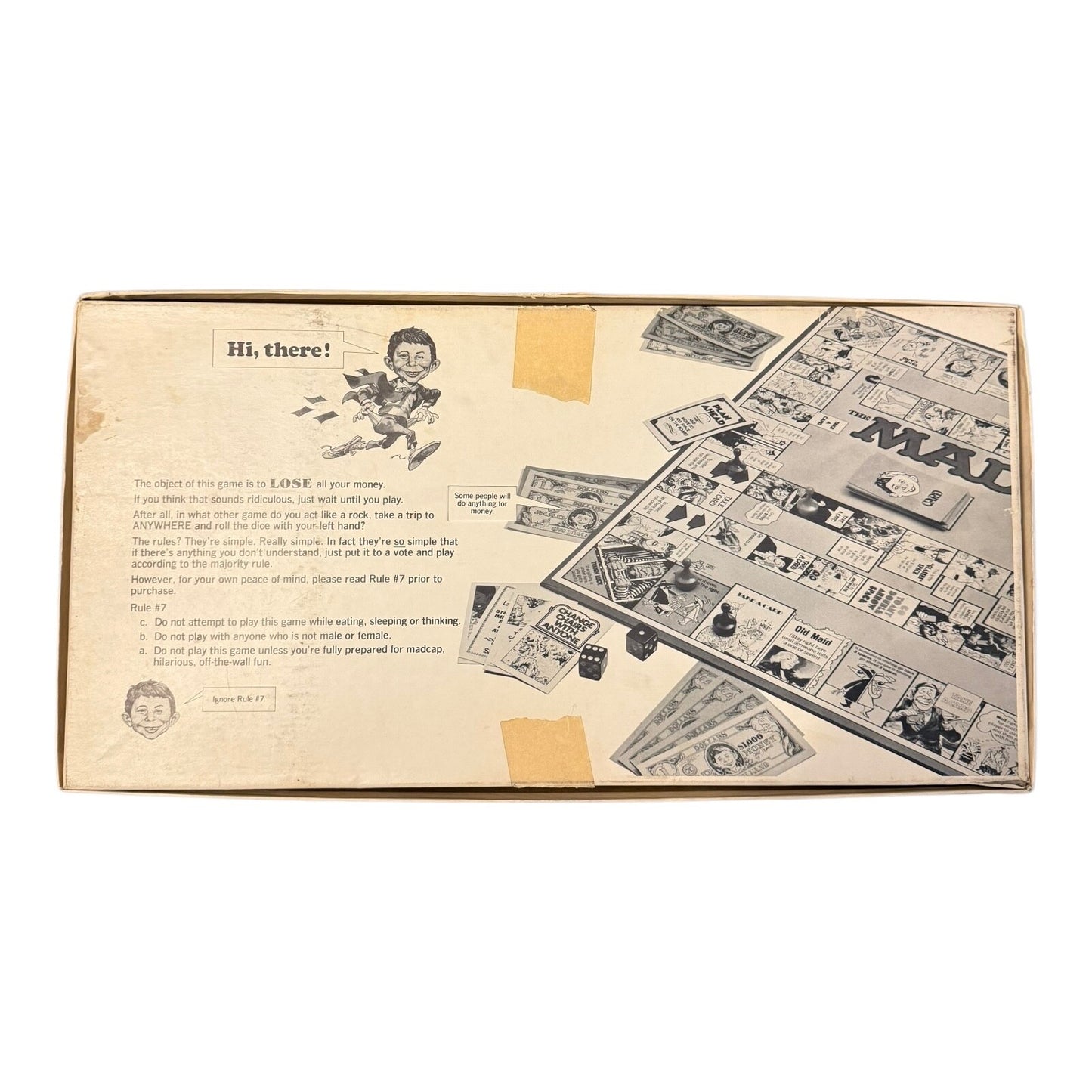 The Mad Magazine Game 1979 Parker Brothers No. 124 – Vintage Board Game