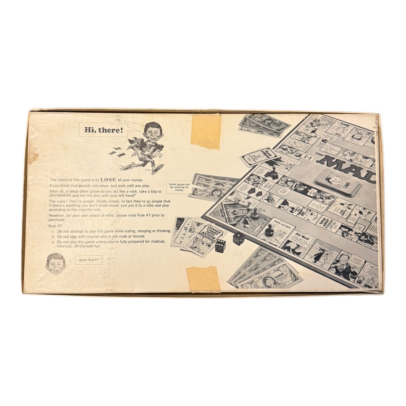 The Mad Magazine Game 1979 Parker Brothers No. 124 – Vintage Board Game