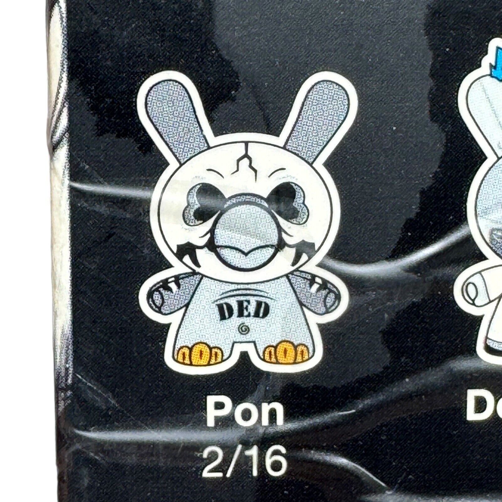 Kidrobot Dunny 2Tone Series 2010 3" Vinyl Figure  - DED By Pon Loose