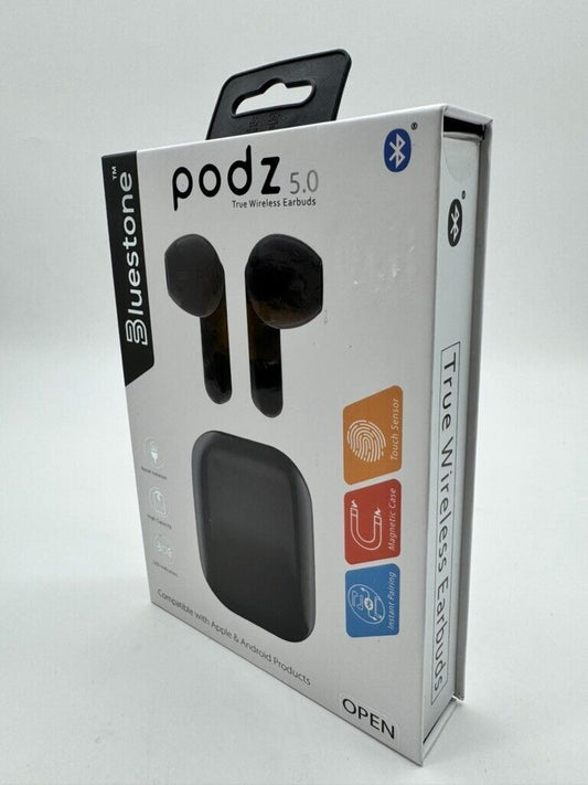 Podz 5.0 True Wireless Earbuds Bluetooth Headphones With Charging Case-Universal