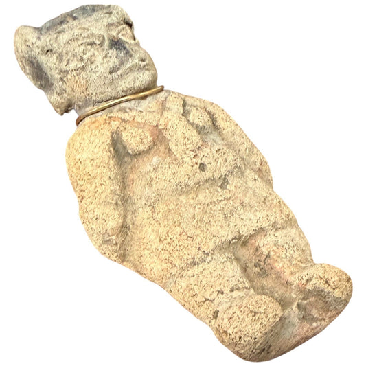 Ancient Terracotta Figurine Necklace Pendant Doll Art Sculpture