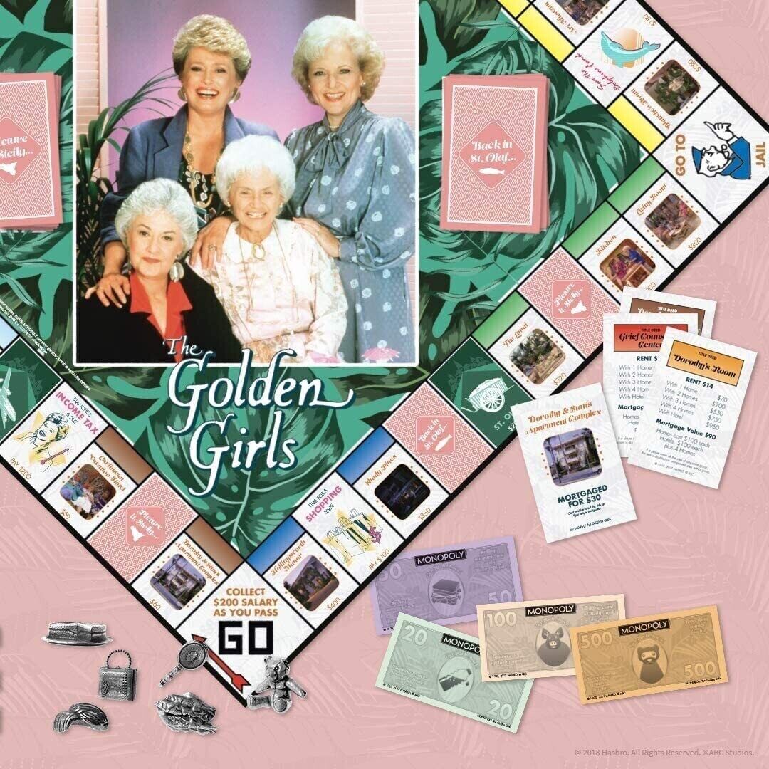 Monopoly: The Golden Girls Edition  Board Game