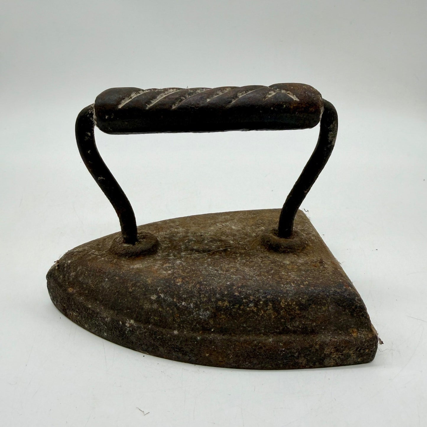 Antique Cast Iron Sad Iron Rustic Primitive Farmhouse Decor Doorstop 1800s
