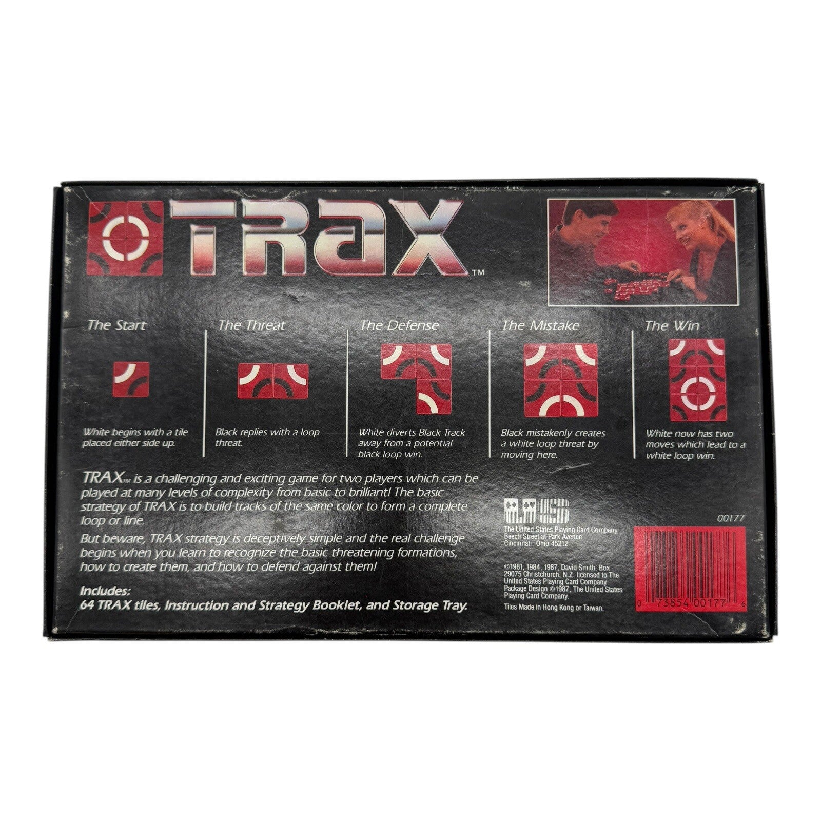 Trax Abstract Strategy Board Game for 2 Players – Vintage 1987