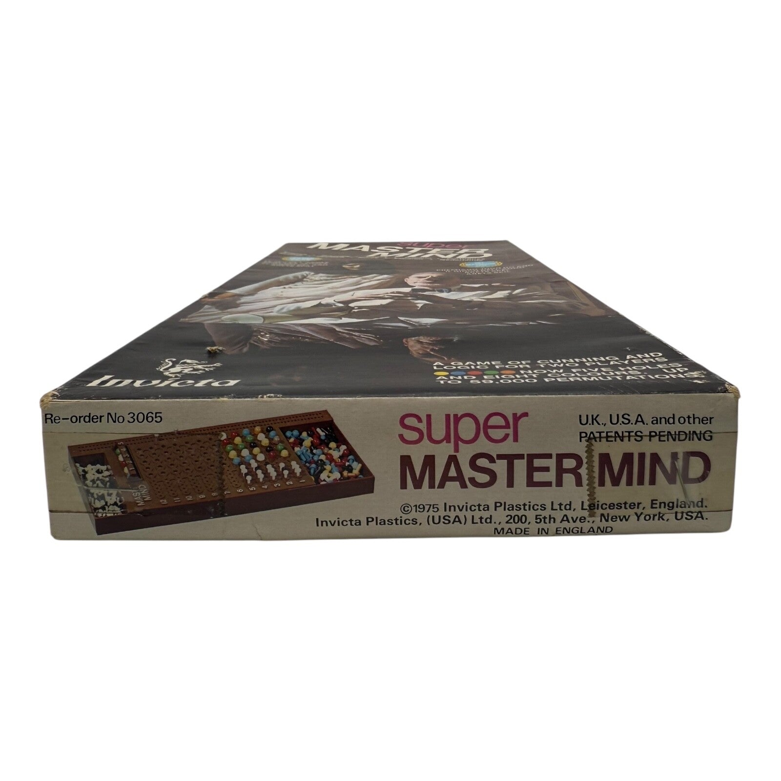 Super Master Mind Board Game 1975 – Vintage Strategy Set with Original Box
