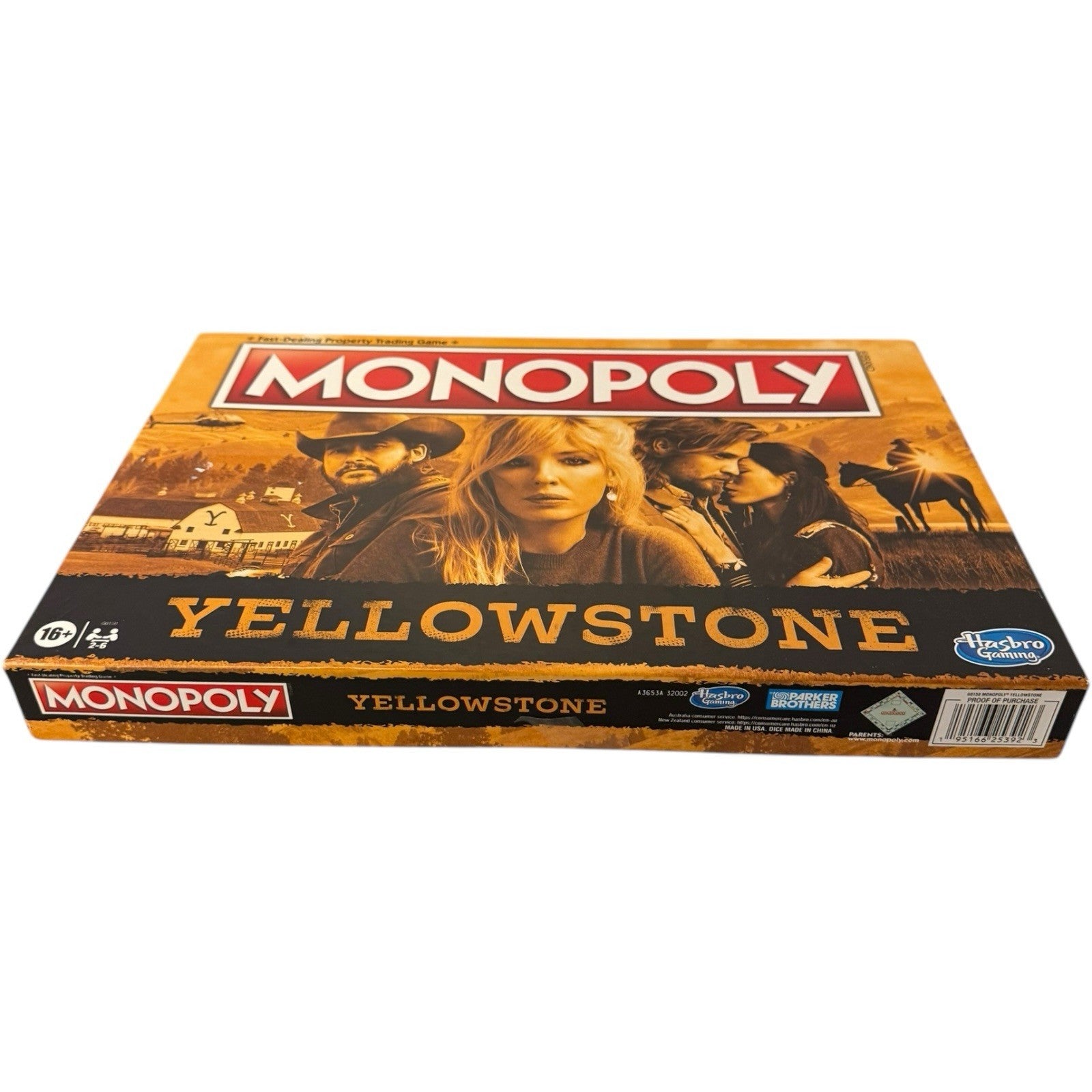 Monopoly Yellowstone Board Game Limited Edition Dutton Ranch Casey New