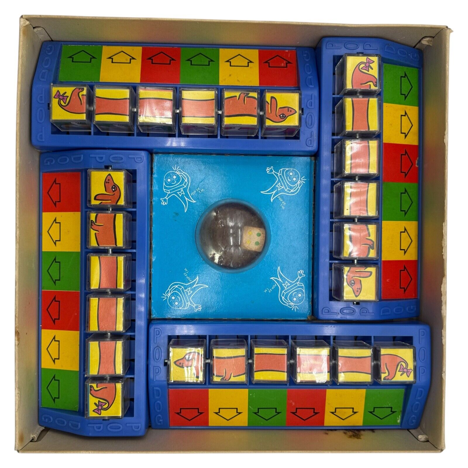 Pop-Dog Pop-O-Matic Board Game 1973 – Vintage Kids Game by Arrow