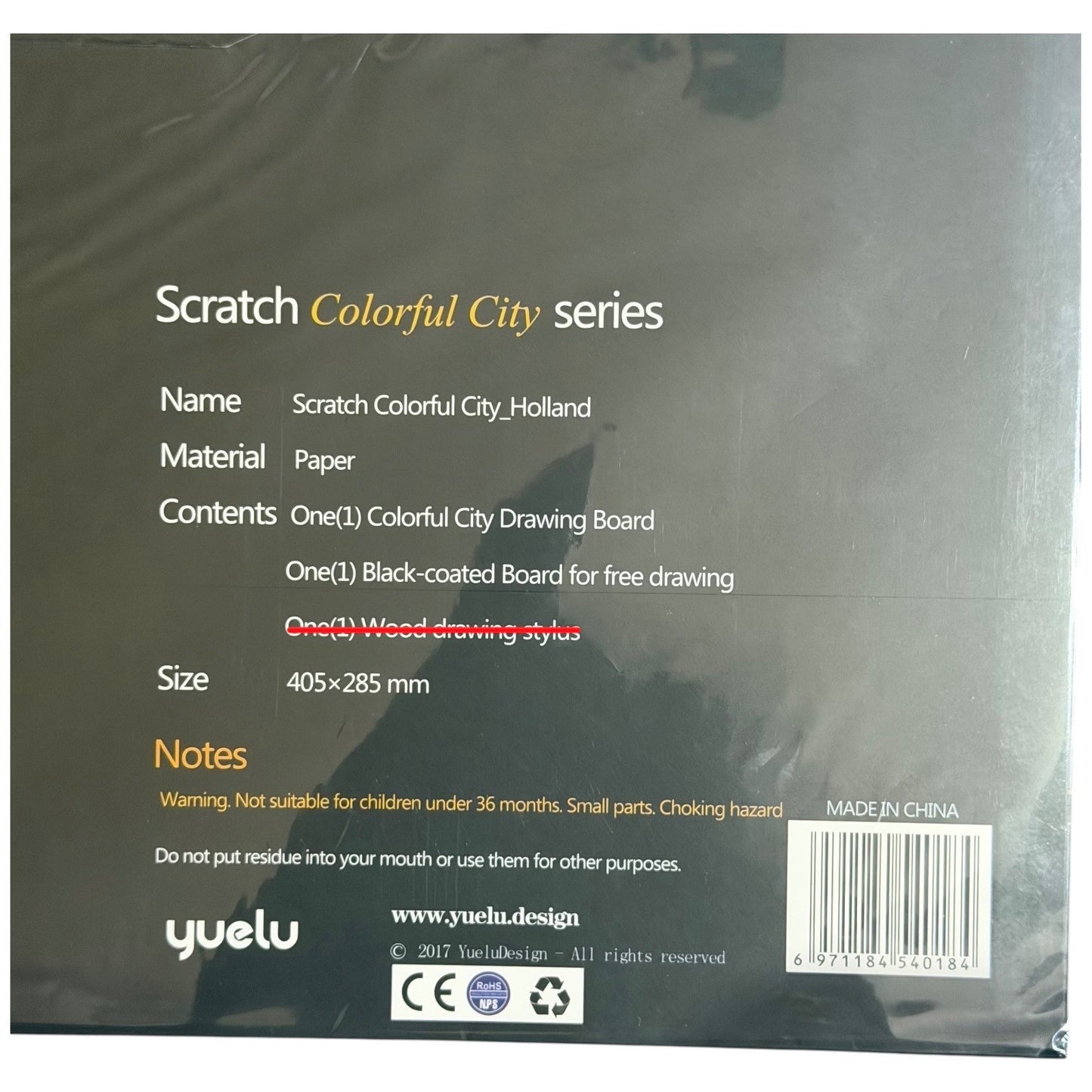 Lot of 14 Scratch Art Boards Colorful City Night View – Mixed Set No Stylus