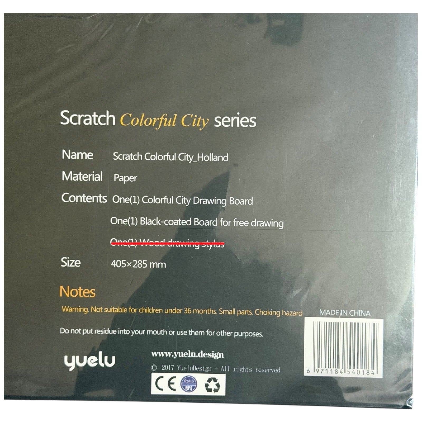 Lot of 14 Scratch Art Boards Colorful City Night View – Mixed Set No Stylus