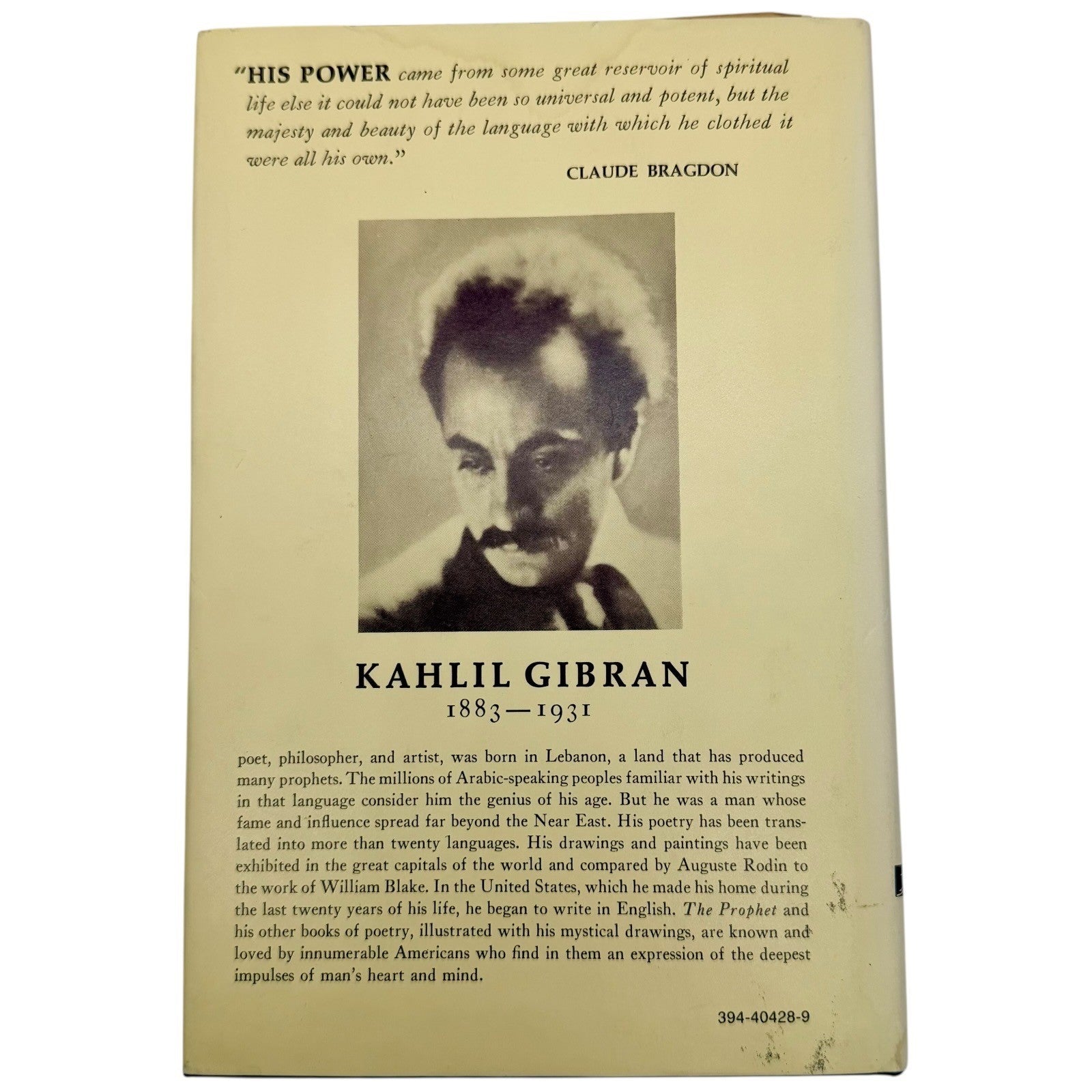 Kahlil Gibran The Prophet Hardcover Book 1980 Knopf Illustrated Vintage