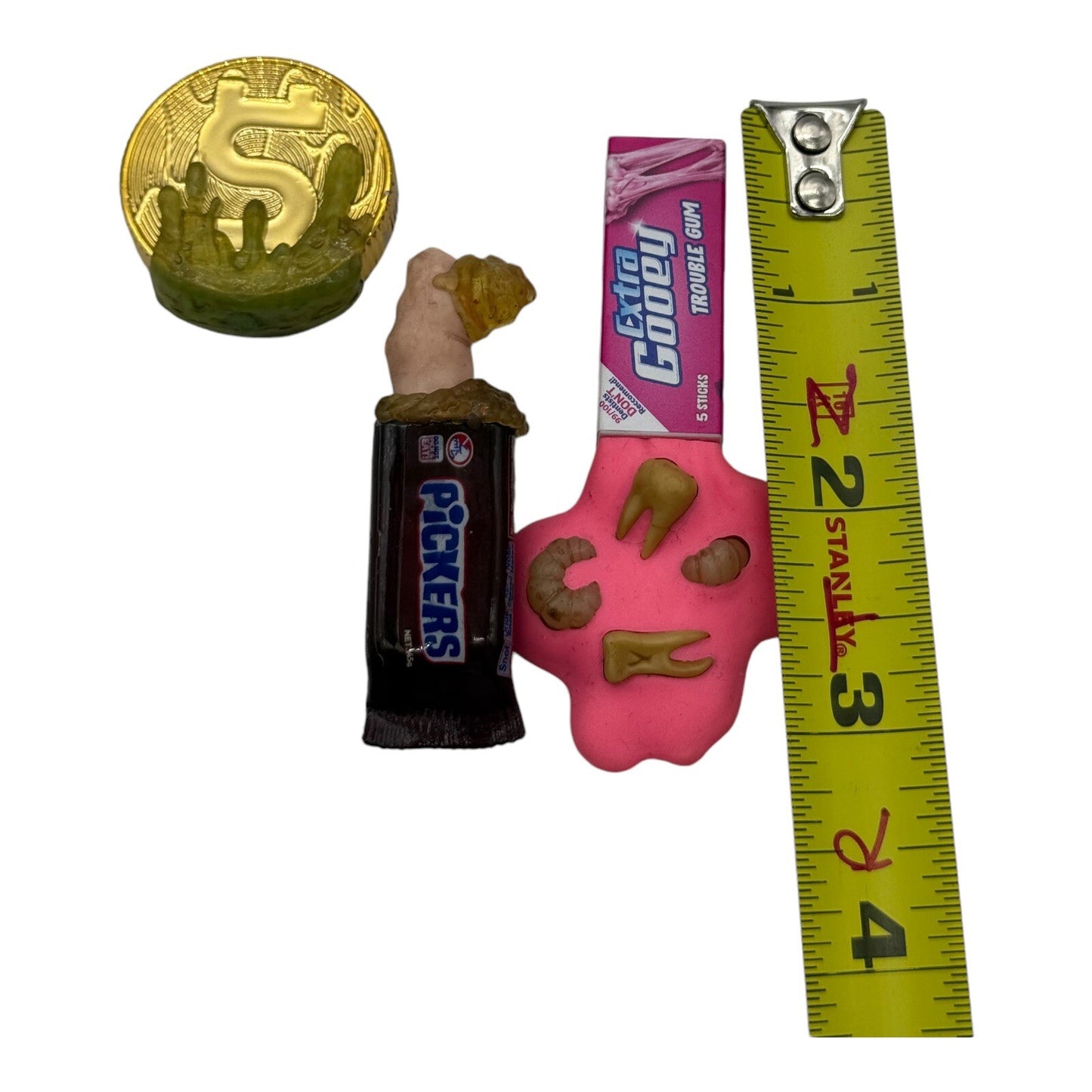 Zuru Mini Brands Mega Gross Mini 3 pc Lot Extra Gooey Coin Pickers