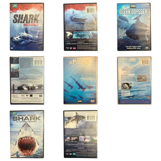 Sharks and the Sea BBC Earth Lot of 4 DVD set