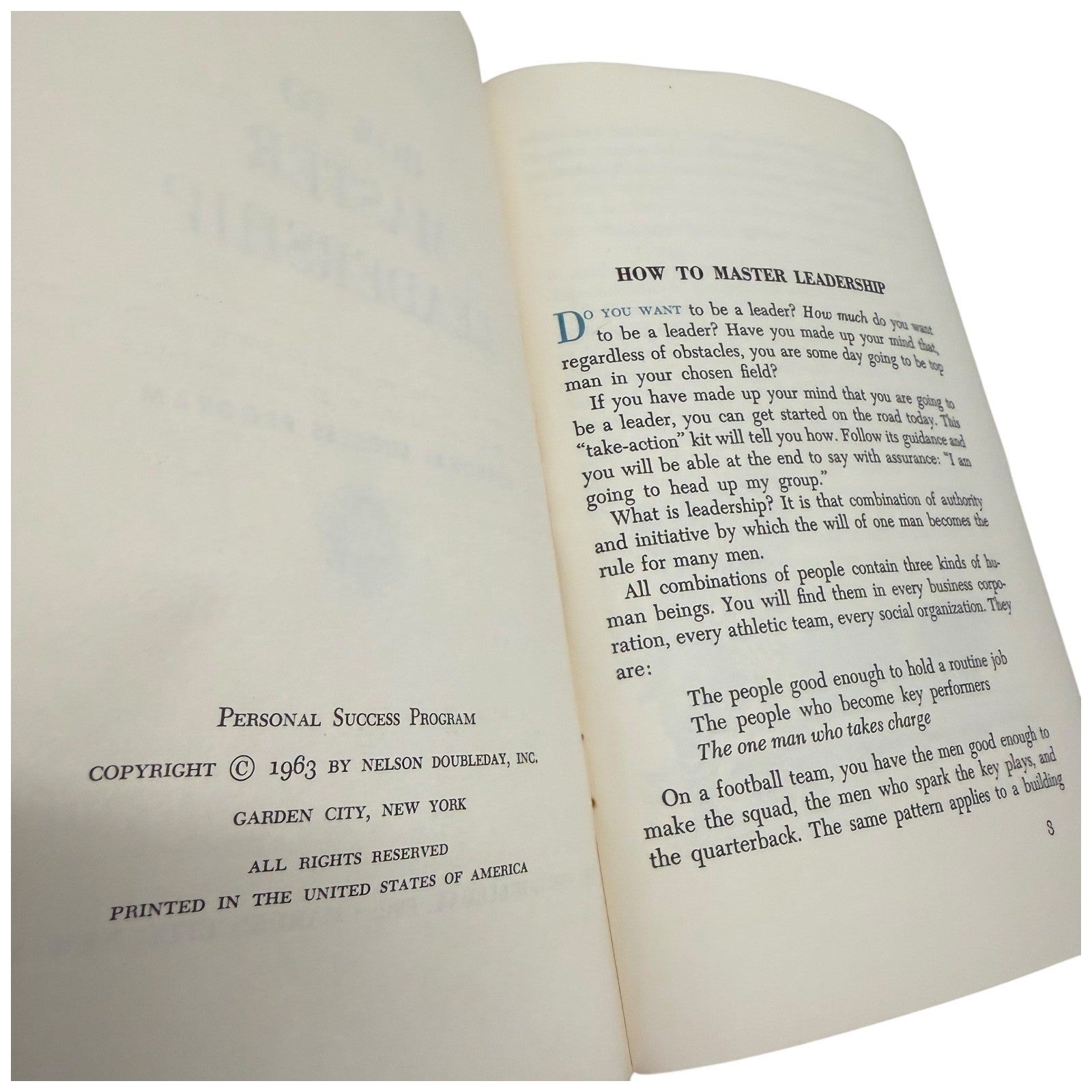 Nelson Doubleday Personal Success Program Vintage Book Set 1959-1963