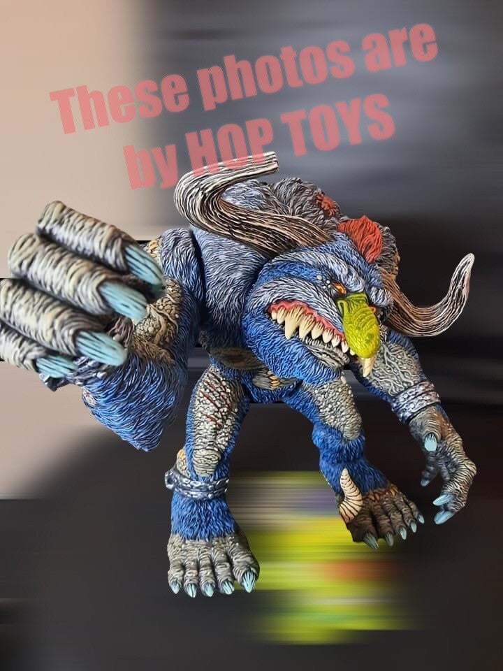 James Groman Mad Monster Limited Vinyl Figure H.O.P. Toys Blue Grey Designer Toy