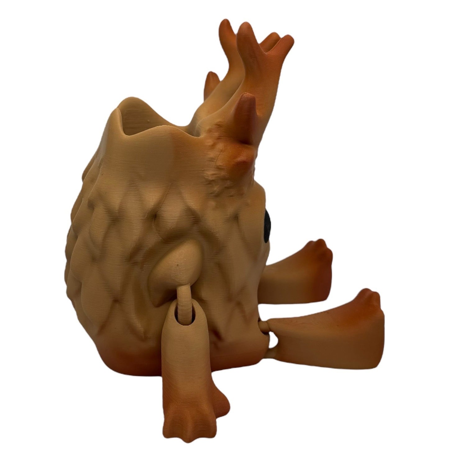 3D Printed Creature Planter / Pen Holder – 6" Fantasy Shelf Decor