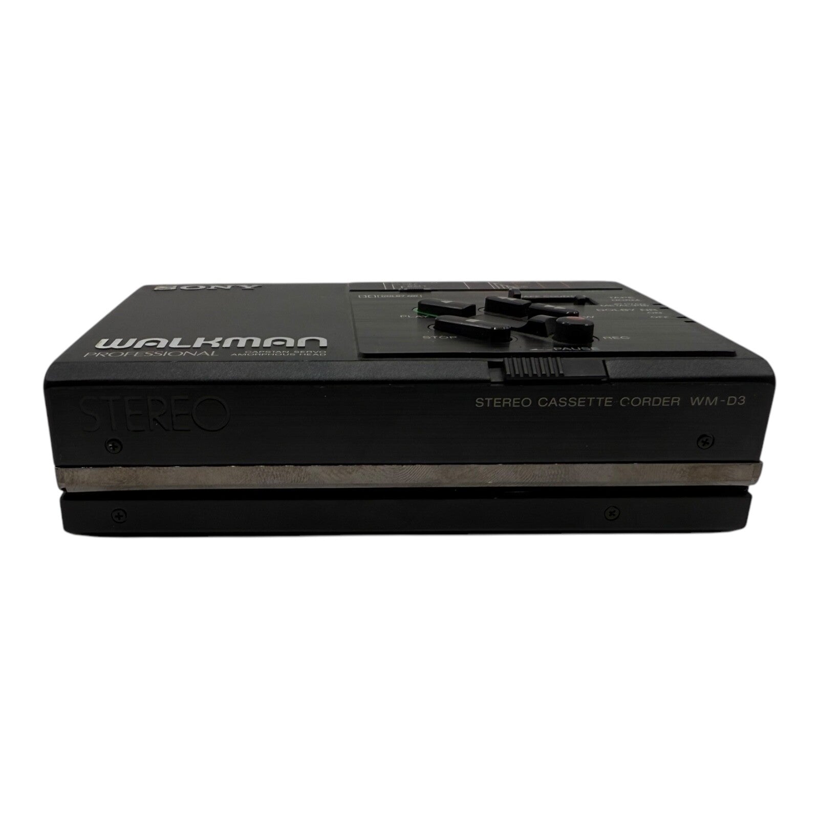 Sony Walkman WM-D3 Professional Cassette Recorder/Player,Case,2 Headphones,Mic