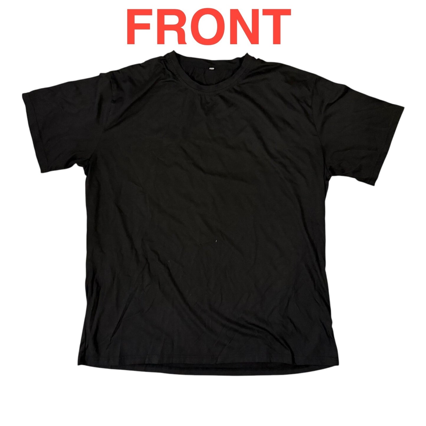 "I Took a DNA Test and GOD is My Father" Black XXL T-Shirt Graphic Back Print