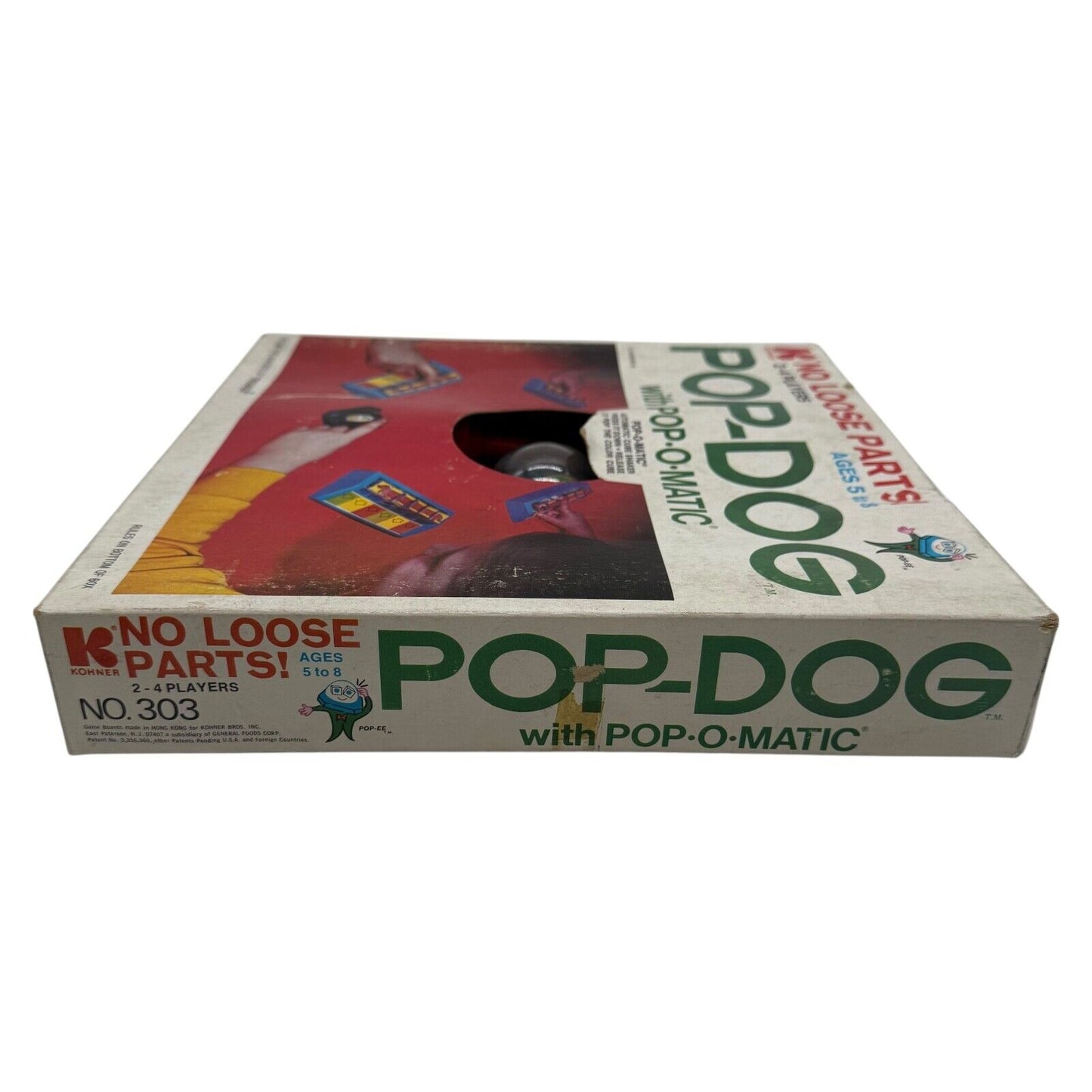 Pop-Dog Pop-O-Matic Board Game 1973 – Vintage Kids Game by Arrow