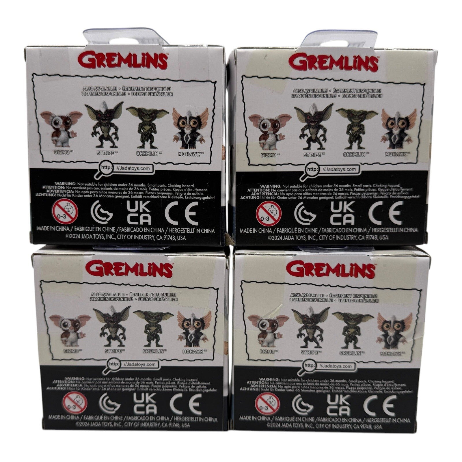 Gremlins Gizmo, Stripe, Gremlin, & Mohawk Jada Metal Figures