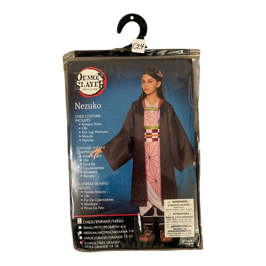 Demon Slayer Nezuko Kimono Dress Child Costume X-Large 14-16