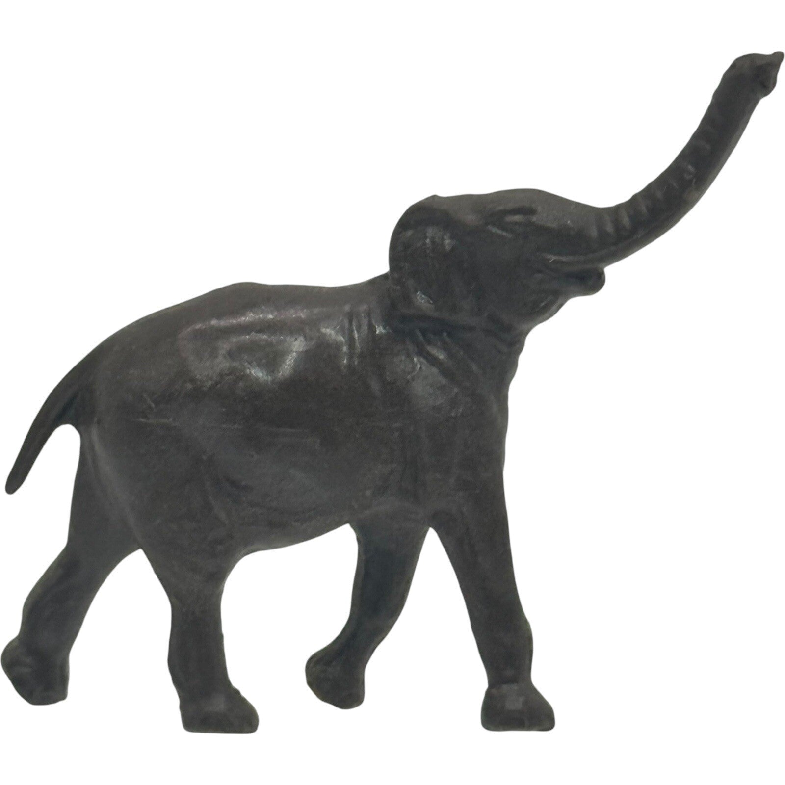Elephant Statue Figurine Trunk Up Good Luck Decor Animal Accent Piece