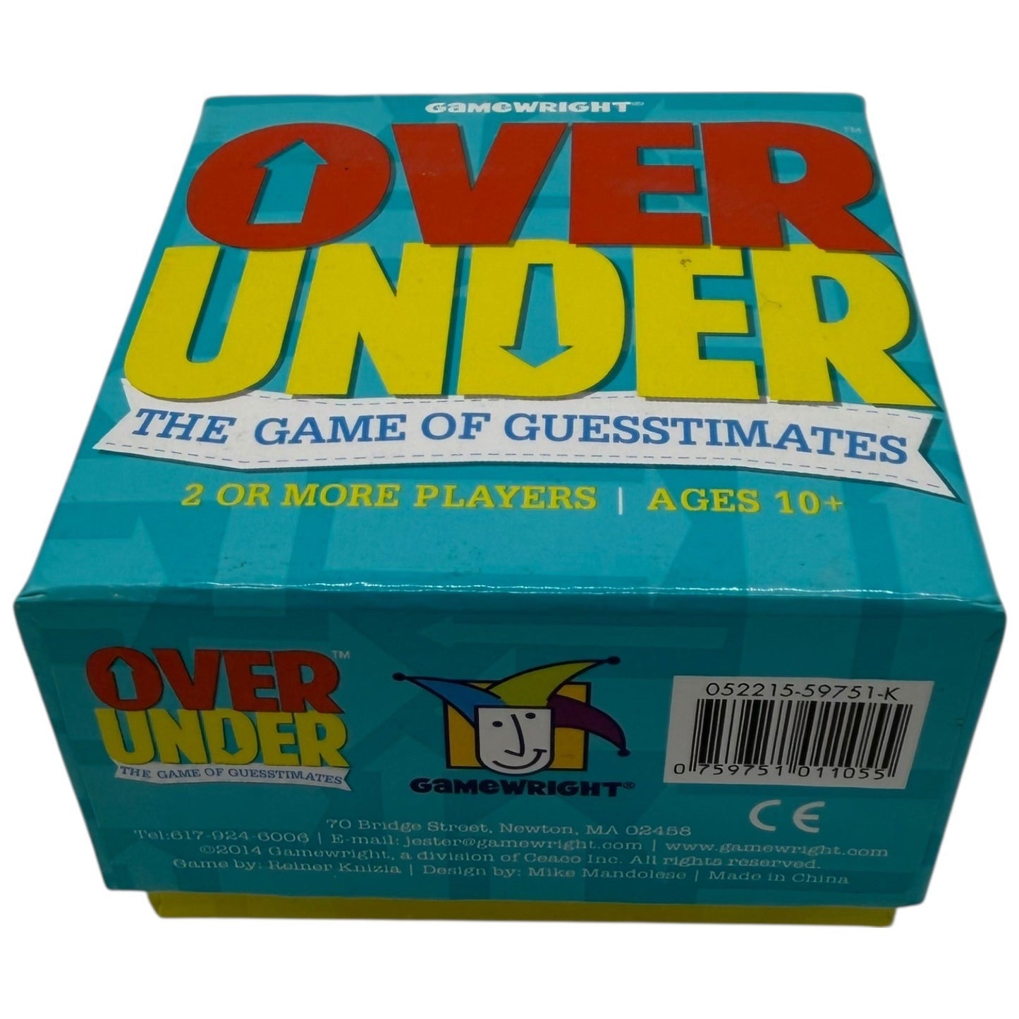 Gamewright Over Under The Game of Guesstimates Trivia Party Card Game 200 Cards