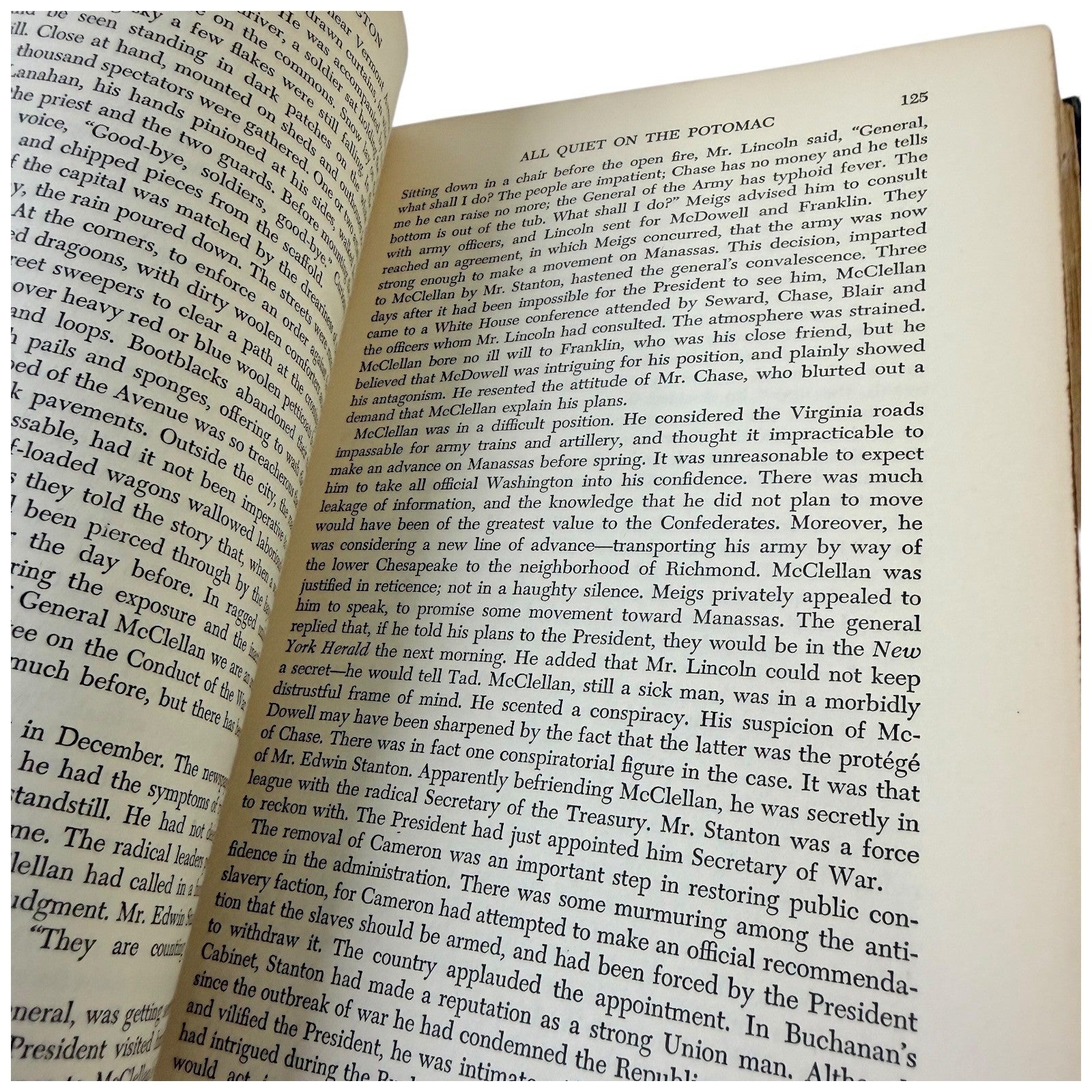 Reveille in Washington 1860-1865 Margaret Leech History Civil War Book 1940 VTG