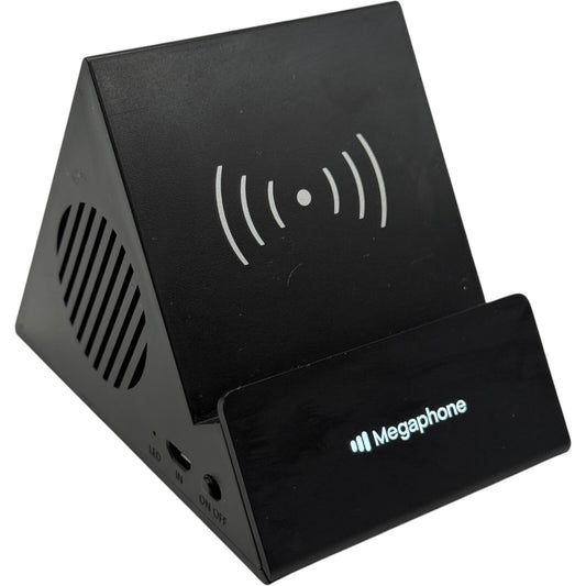 4-in-1 Light-Up Phone Stand, Bluetooth Speaker & Wireless Charger - Used