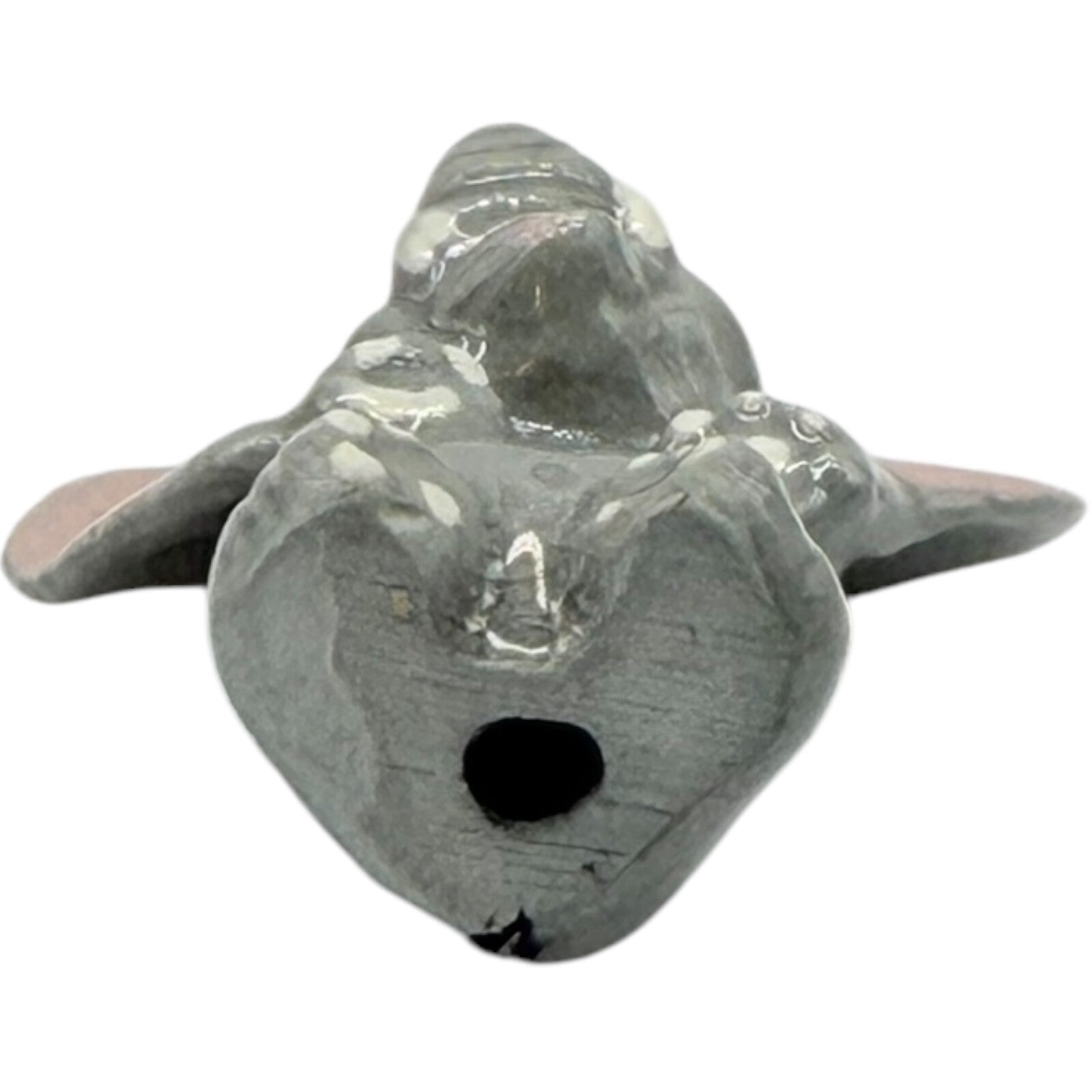 Hagen Renaker Retired Laughing Elephants Miniatures Set - Grey/Pink - Vintage