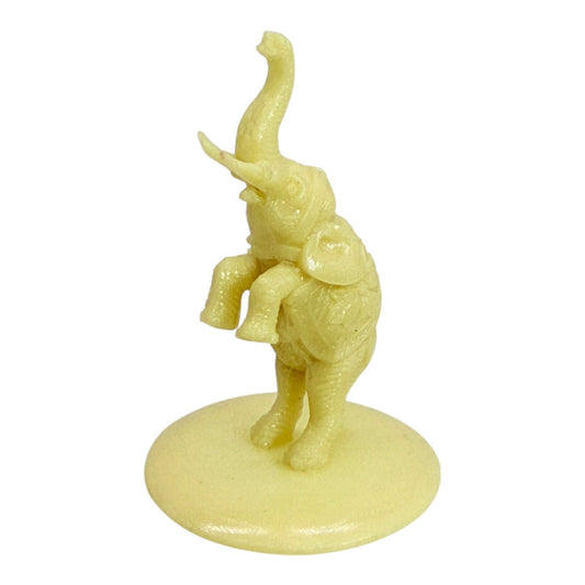Circus Elephant Figurine Rearing Up Miniature Plastic Toy Collectible
