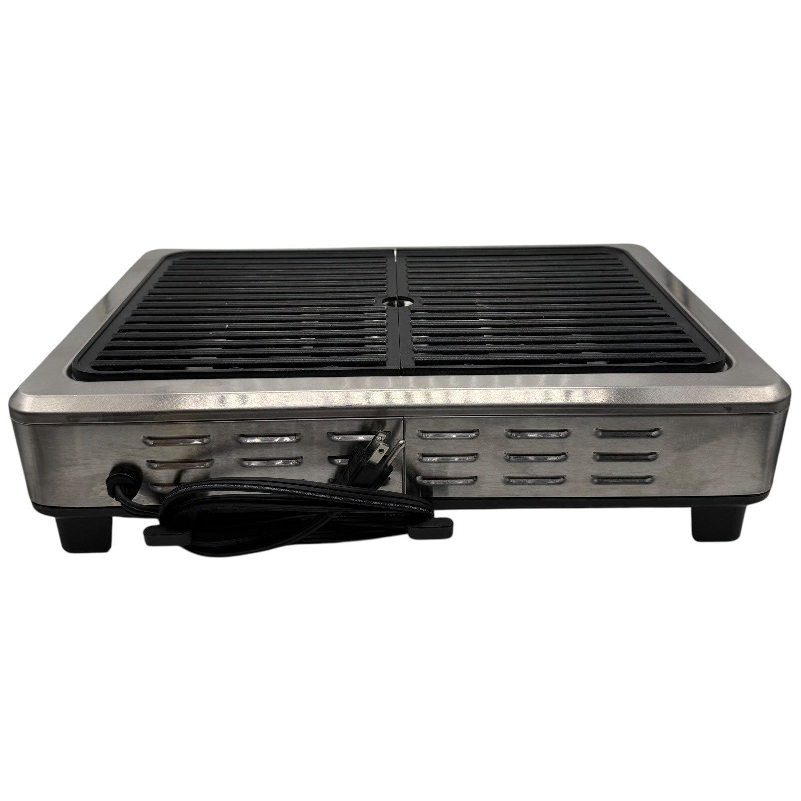 Krups PG770 Indoor Electric Grill Stainless Steel Dual Zone w Drip Tray Unused