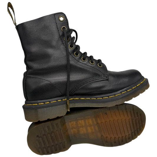 Dr. Martens 1460 Women's Leather Combat Boots Black Lace Up Ankle US 6 EU 37