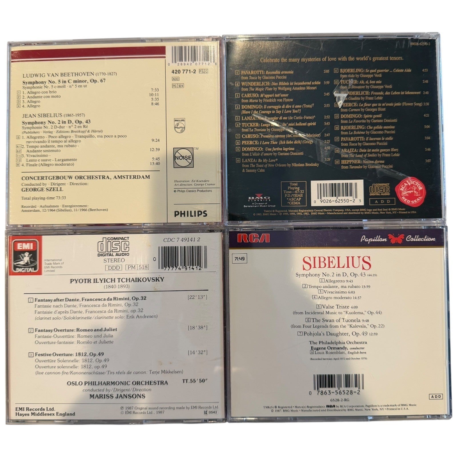 Lot of 21 Classical Music CDs Beethoven Mozart Bernstein Bocelli Tchaikovsky CD