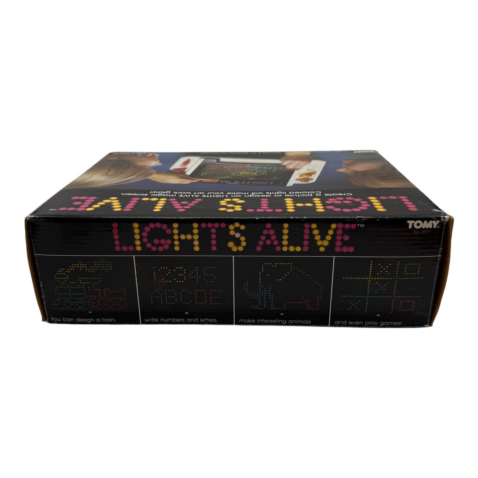 TOMY Lights Alive Game 1983 – Vintage with Box Not Working for Repair/Parts