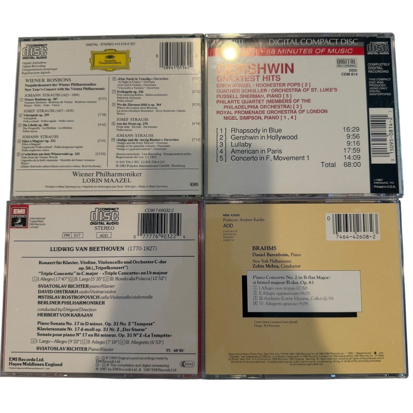 Lot of 21 Classical Music CDs Beethoven Mozart Bernstein Bocelli Tchaikovsky CD