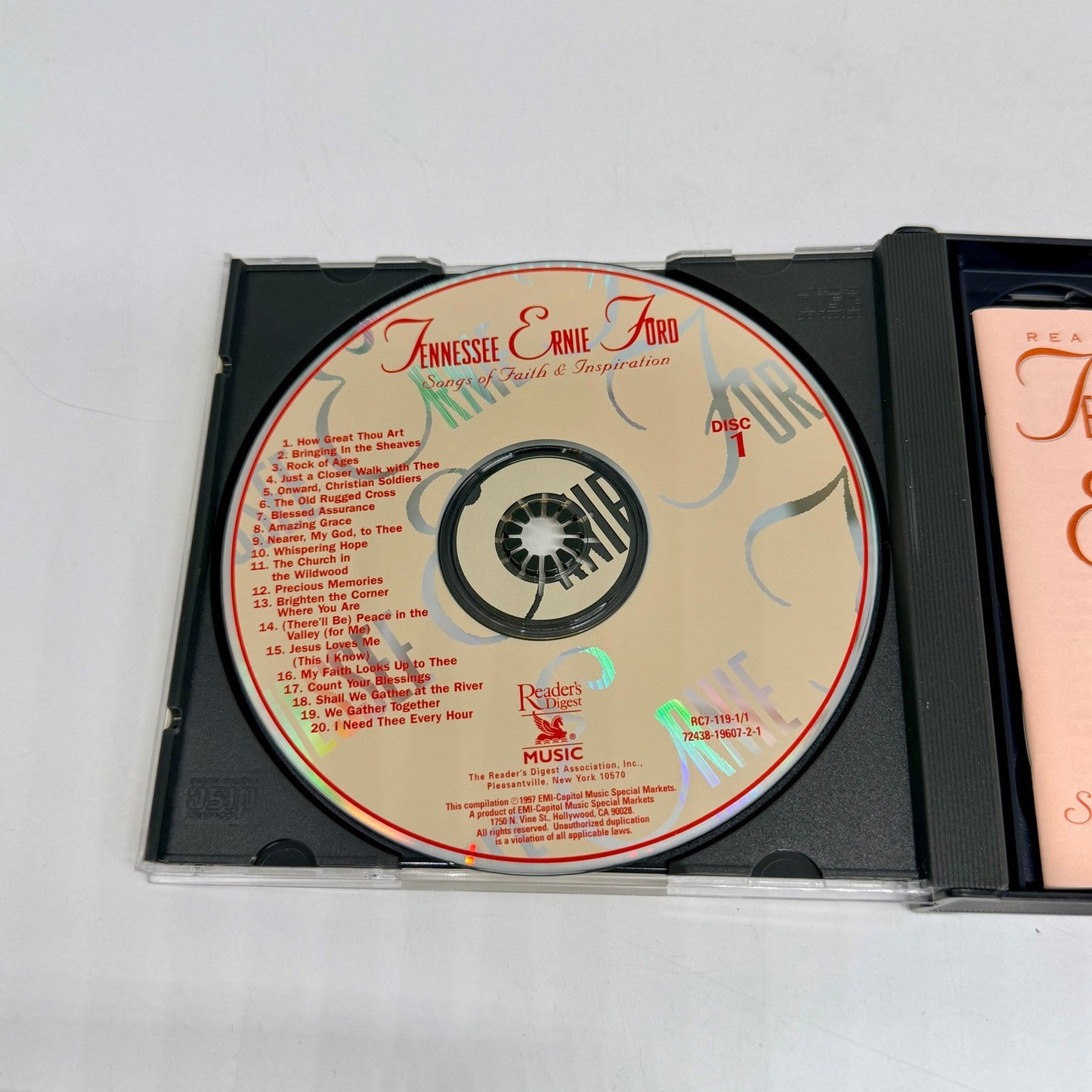 Tennessee Ernie Ford Songs of Faith & Inspiration 3-CD Box Set Reader's Digest