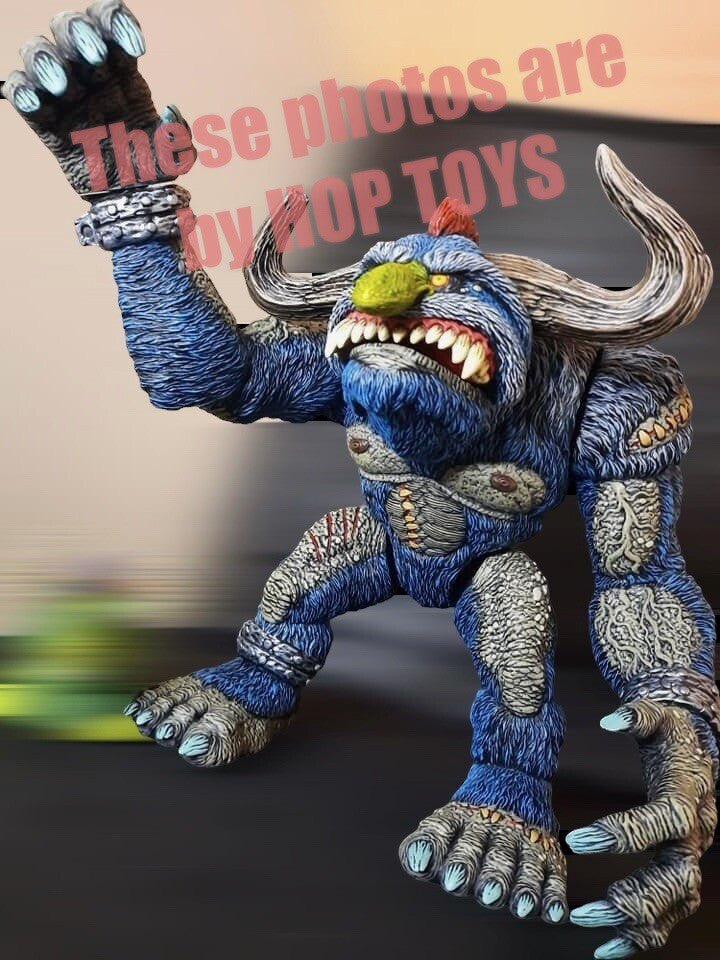 James Groman Mad Monster Limited Vinyl Figure H.O.P. Toys Blue Grey Designer Toy