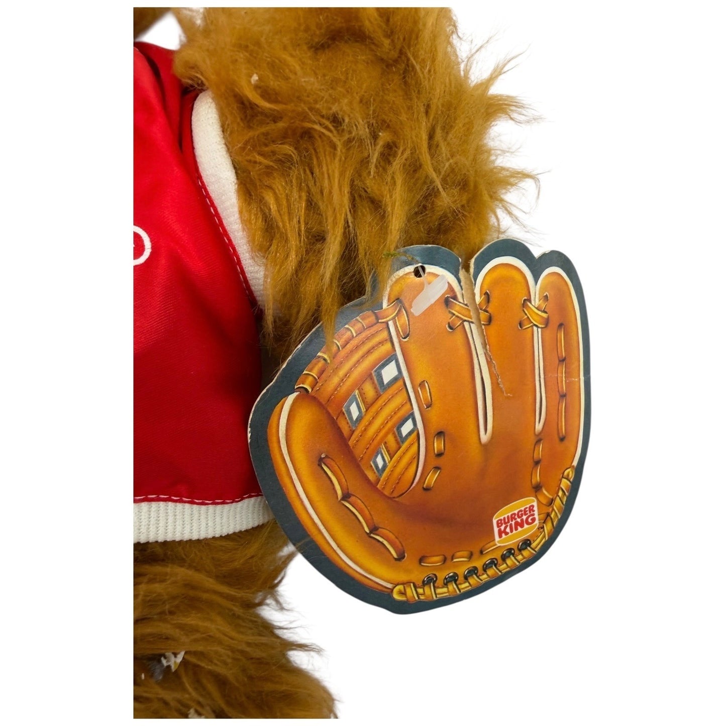Vintage ALF Burger King Plush Toy Red Baseball Jersey 1986