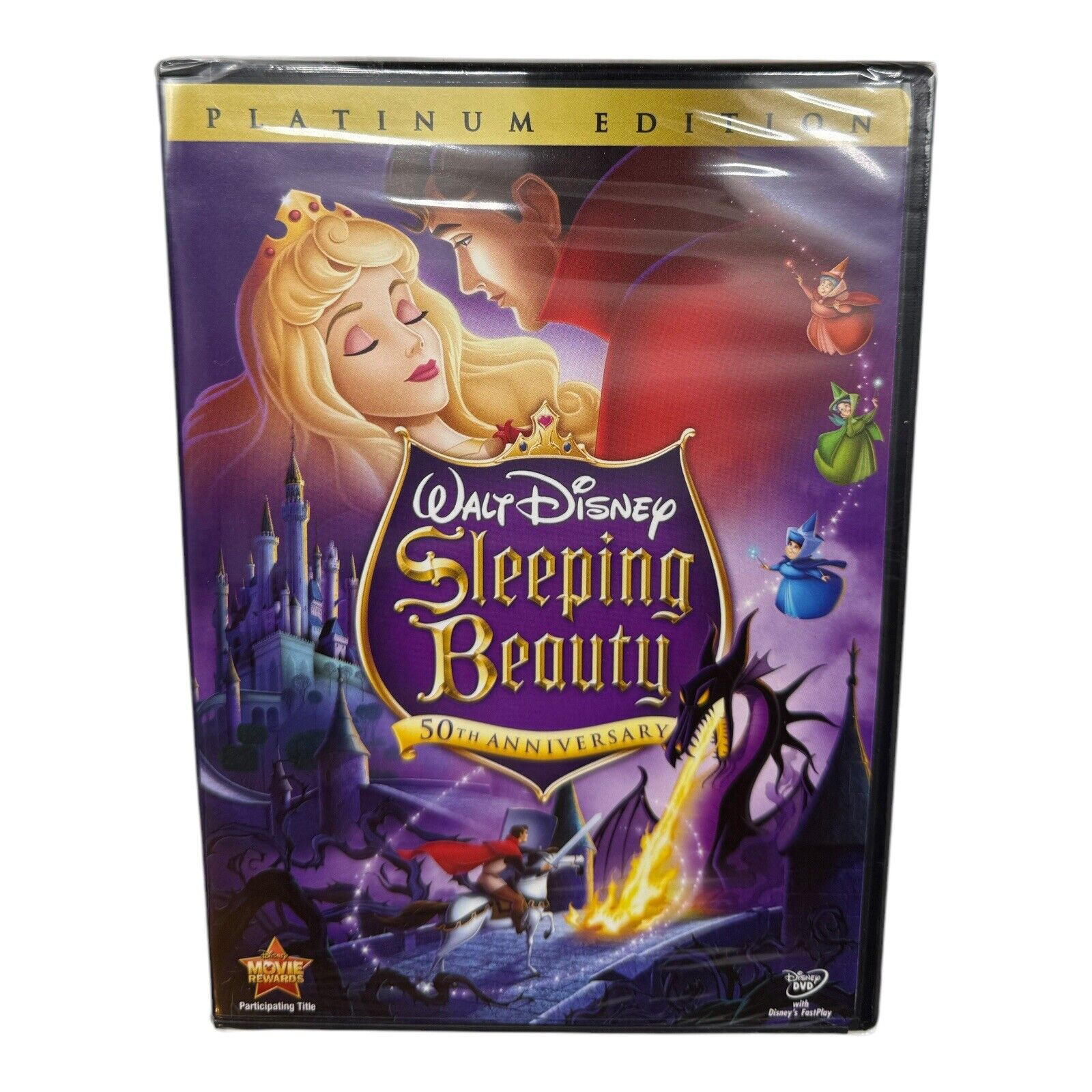 Disney Princess (4 DVD Lot) Sleeping Beauty, Snow White, Cinderella 1 and 2