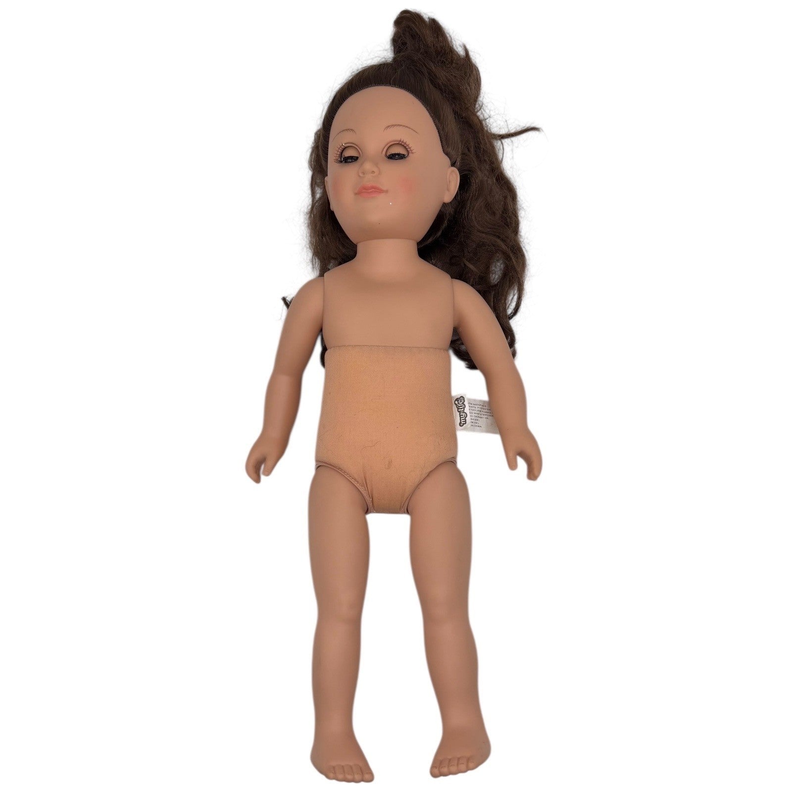 CitiToy 18" Girl Doll Brown Hair Brown Eyes Sleep Eyes My Life as Figure