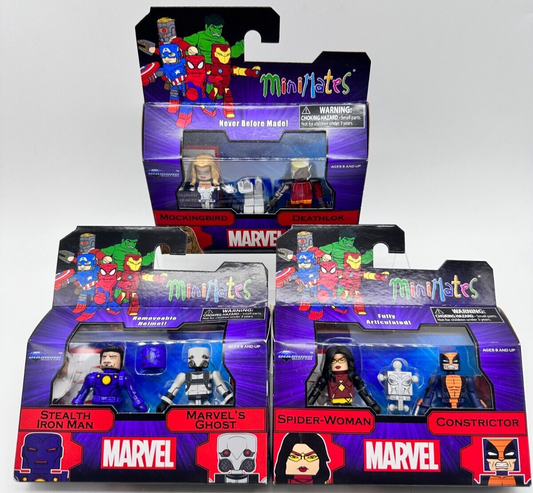 Marvel Minimates Wave 80 - Set of 6 Lot Unopened