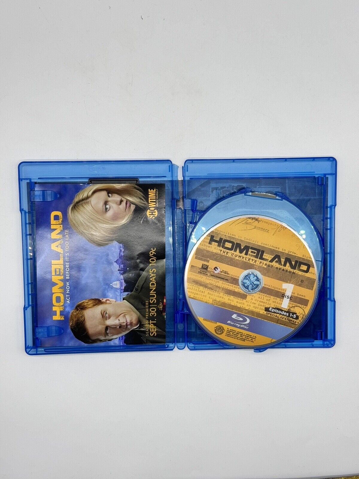 Homeland Season 1 And 2 Blu Ray Complete 4-Disc Set Each Season