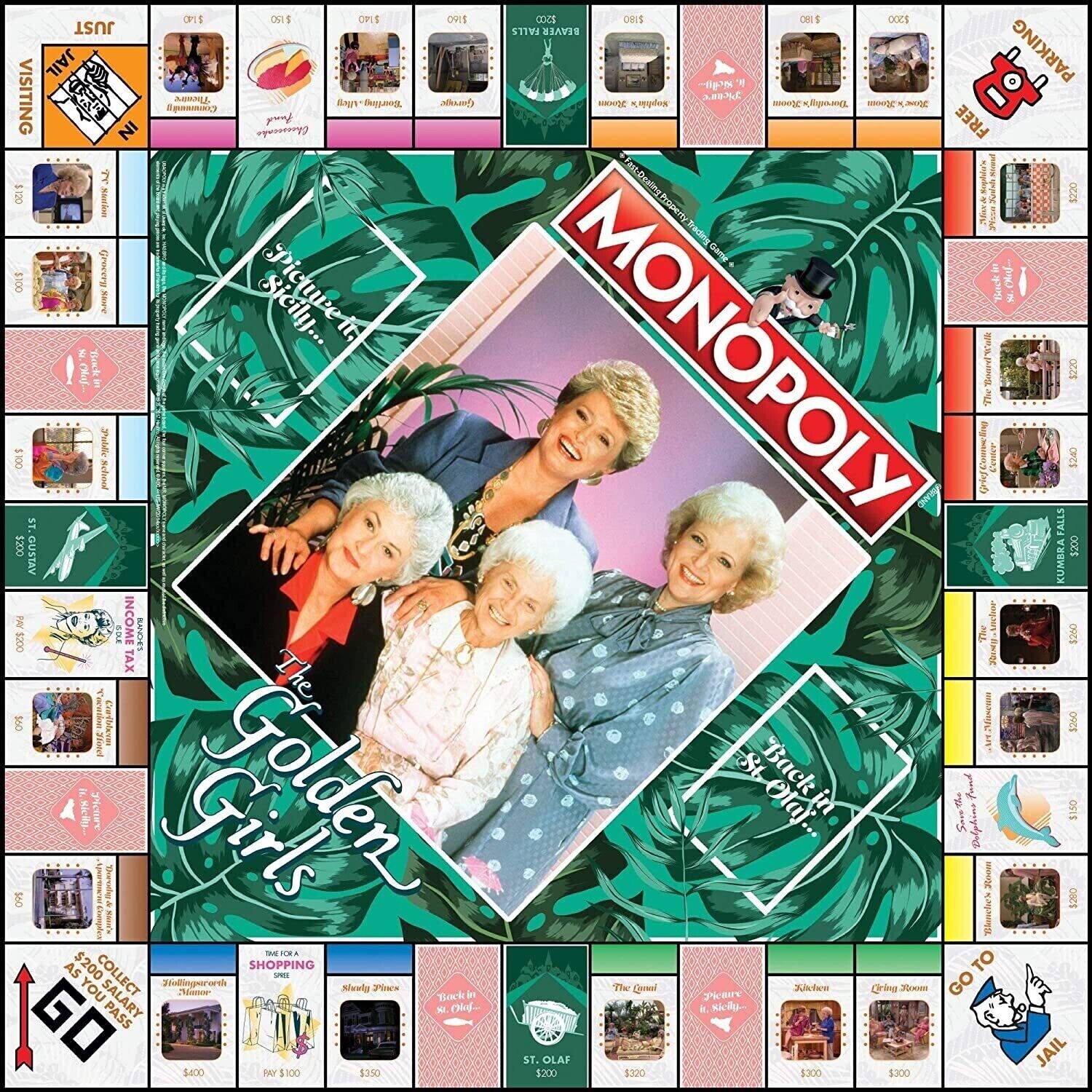 Monopoly: The Golden Girls Edition  Board Game