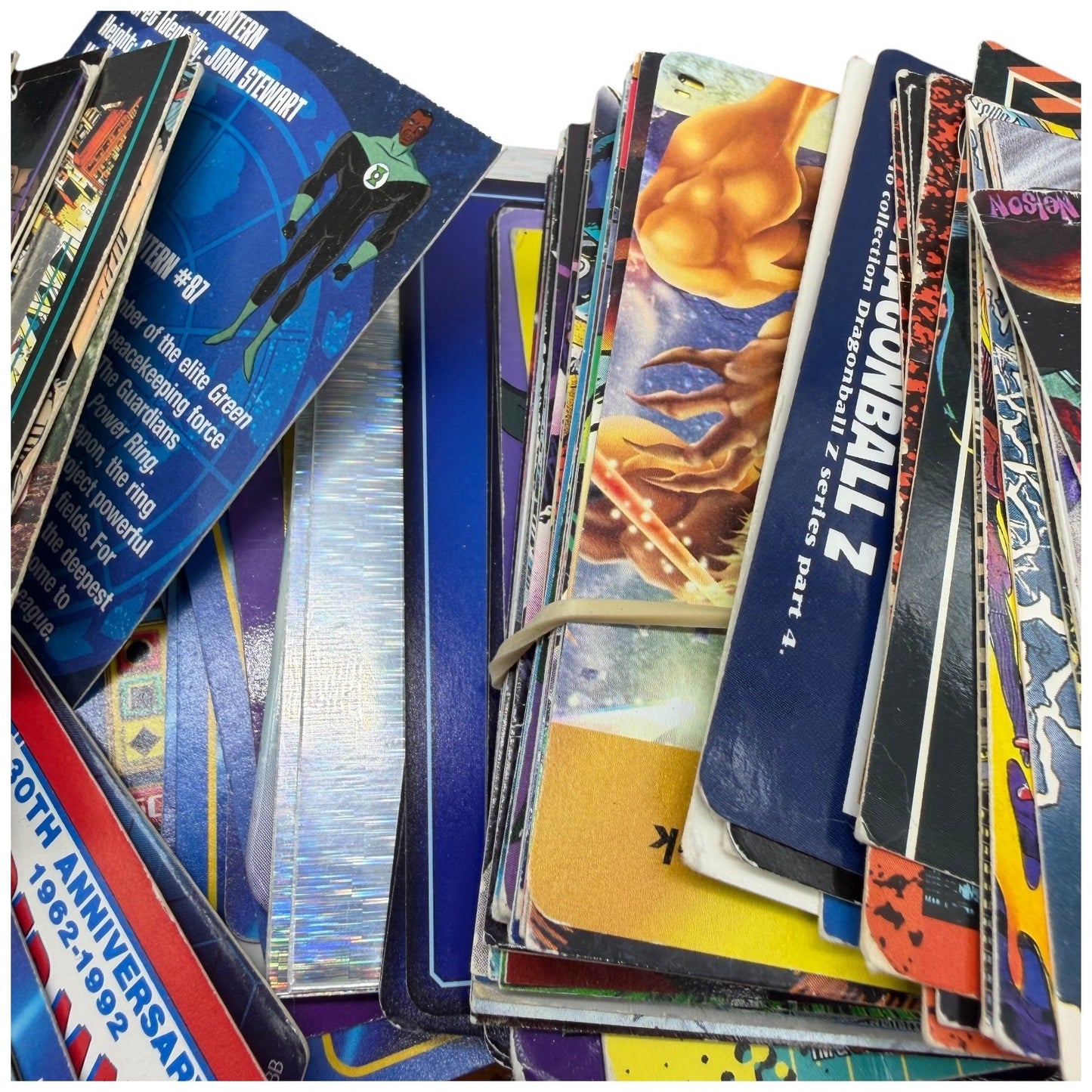 Mixed Lot Trading Cards Marvel Valiant DC Pokemon Digimon Image Impel Skybox