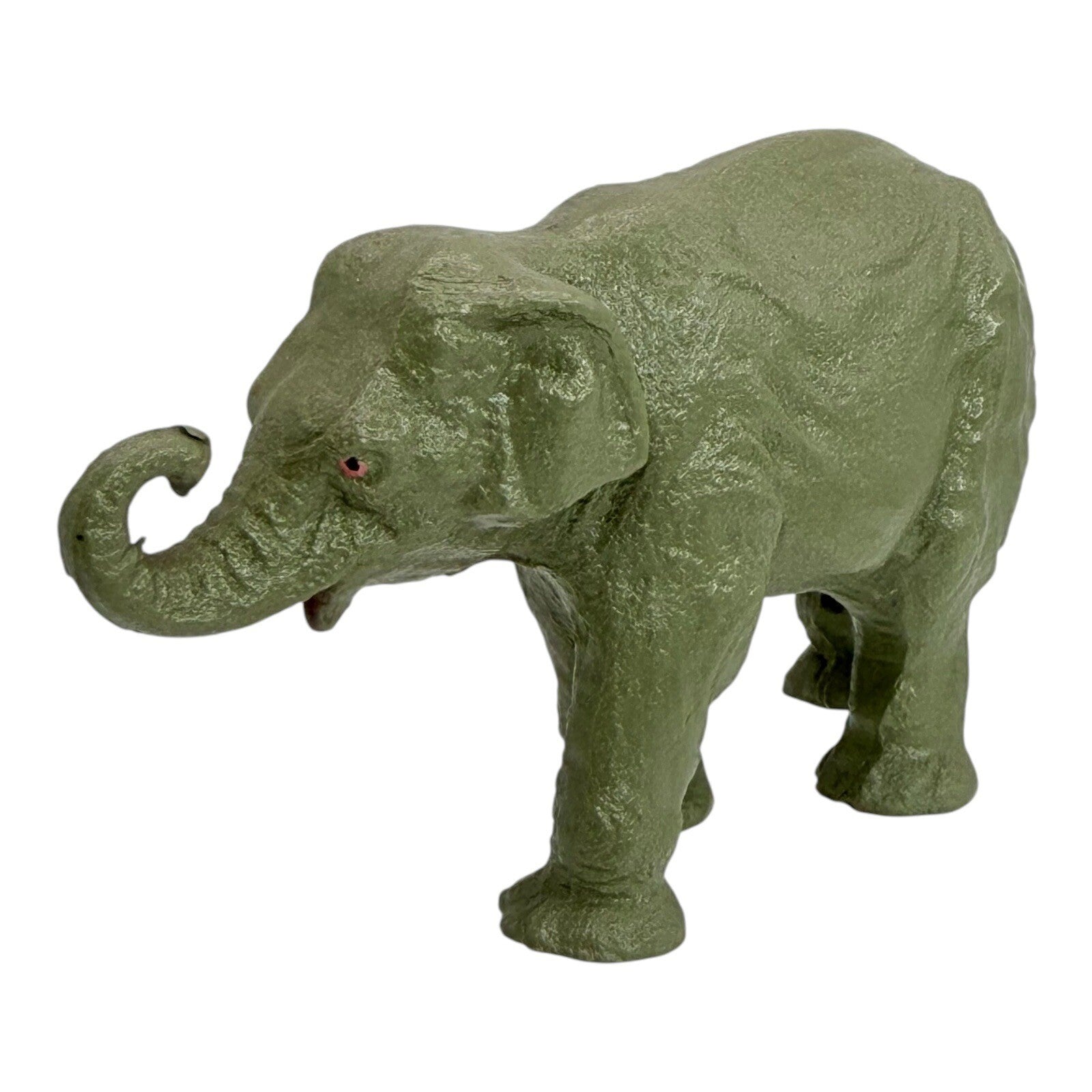 Stanley Elephant Figurine Green Animal Toy Collectible Display Decor Small