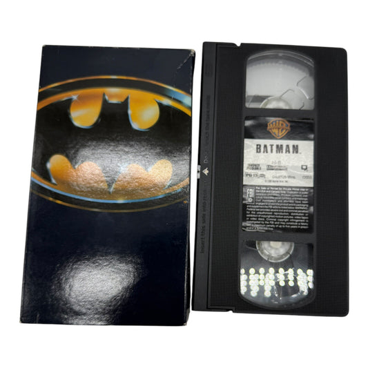 Batman The Movie VHS 1989 Michael Keaton Jack Nicholson Vintage Warner