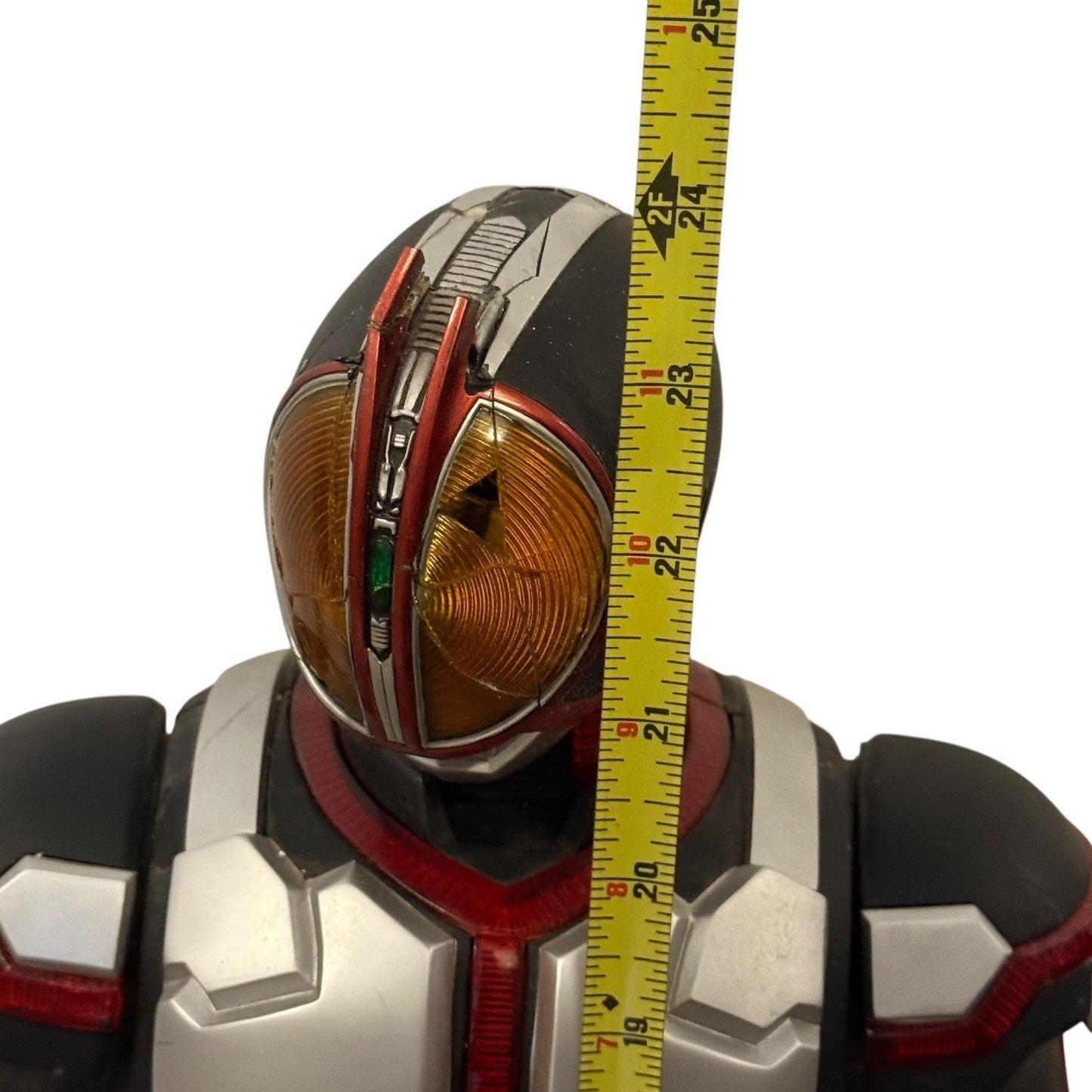 Kamen Rider 24" Resin Action Figure – Battle 'Damaged' Display Collectible Rare